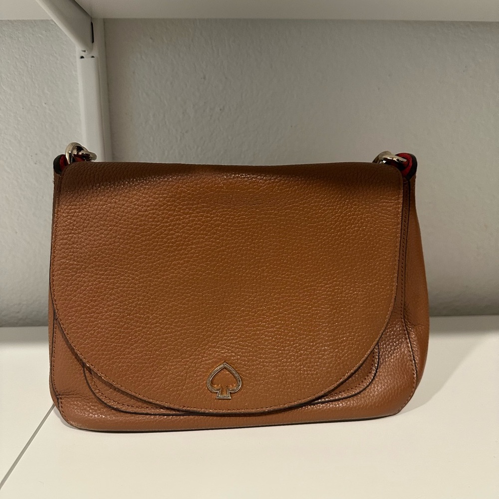 Kate Spade Tan Leather Shoulder Bag